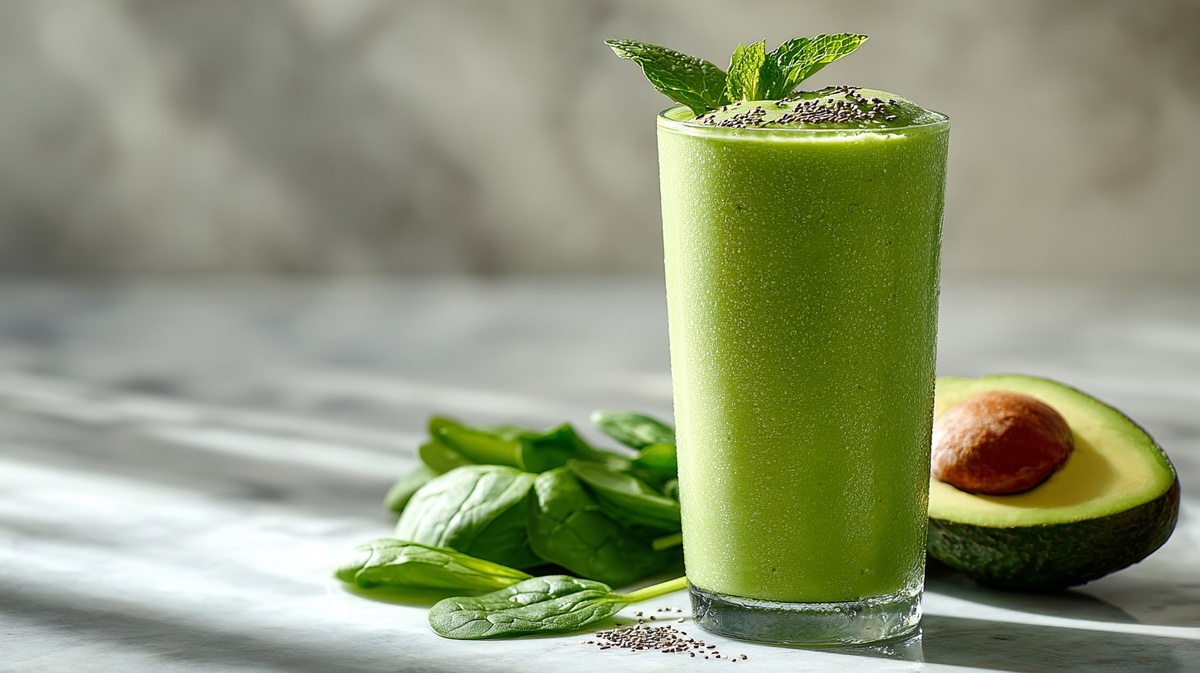 Зеленый кето-смузи