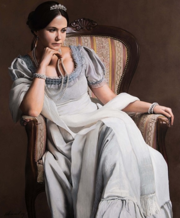 Портрет Марины Яковлевой. 87 х70 см. 2017г