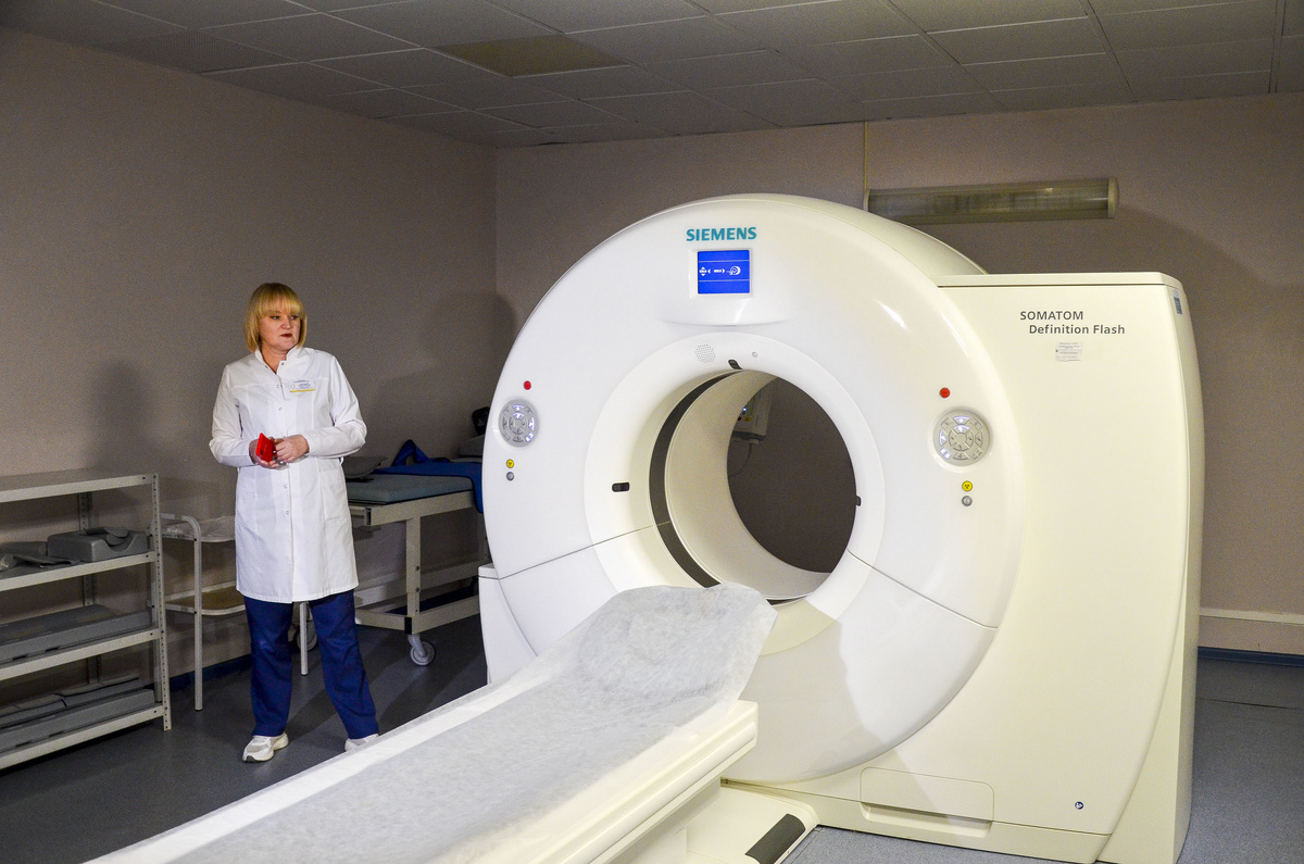 ИИ анализирует данные различных исследований, в том числе томографию.  Фото: Фото: ФедералПресс / Дмитрий Шевалдин