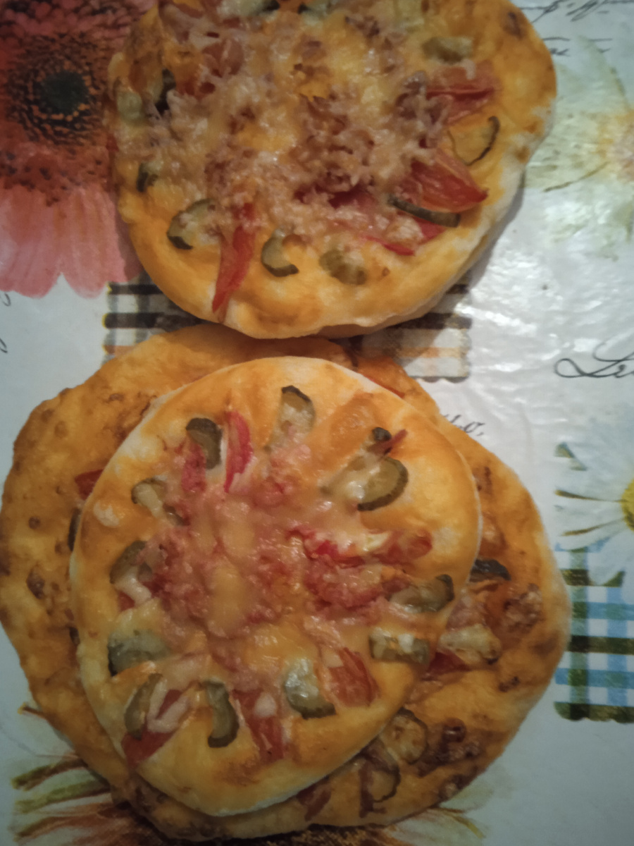 Пицца 🍕 готова, налетай! Фото автора. 