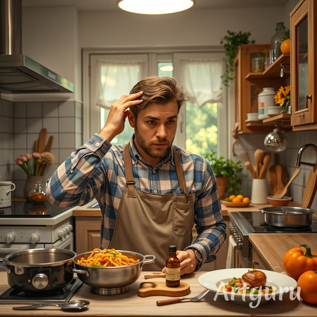 Что?Какое к чёрту белое вино?Что такое фуа-гра🤔?Какой нормальный человек держит у себя в холодильнике 800г лука?Опять в магазин идти!