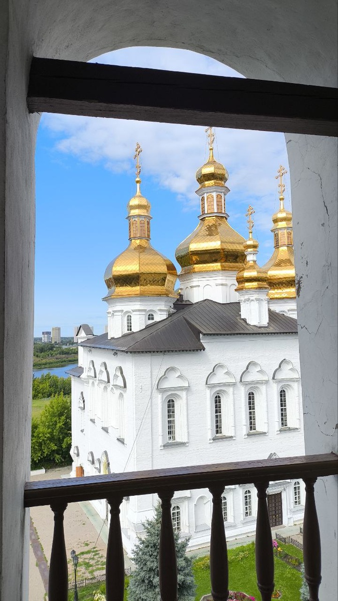 Троицкий монастырь, вид с колокольни церкви Петра и Павла, Тюмень 