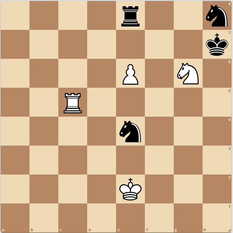 Белые начинают и делают ничью.