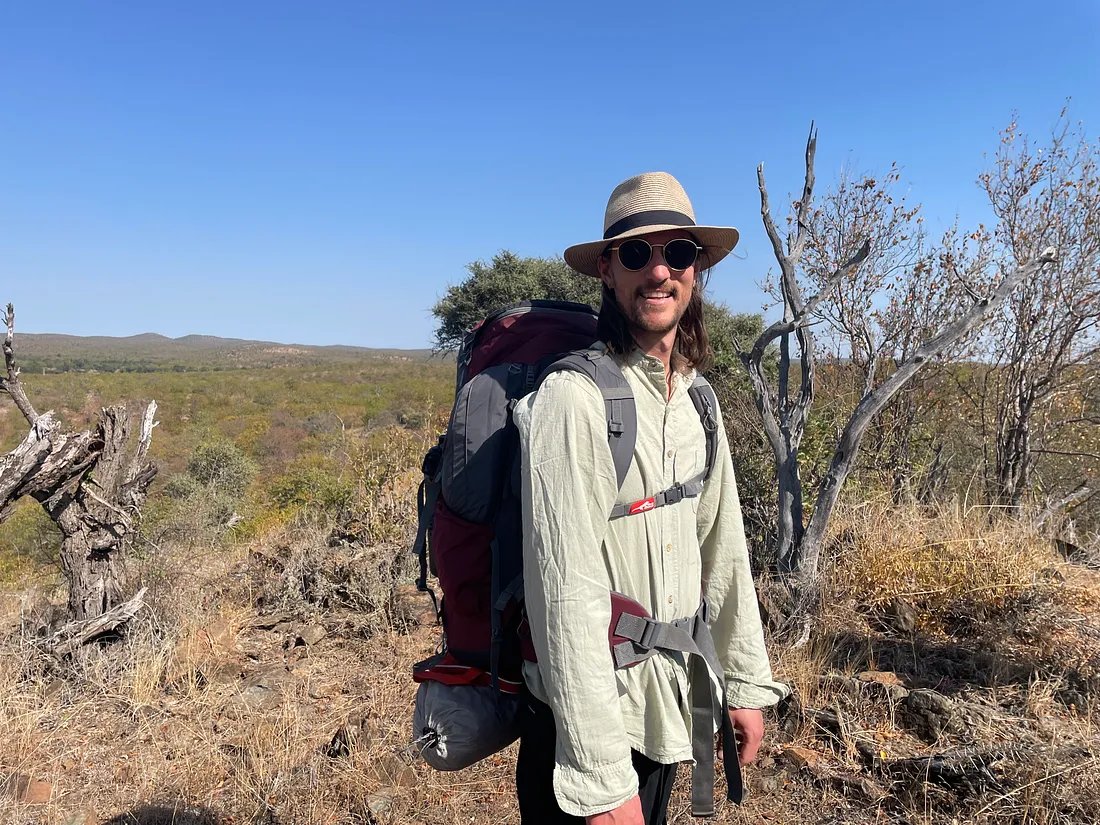 Я посреди парка Крюгера — второй день пешего похода, который открыл мое сердце