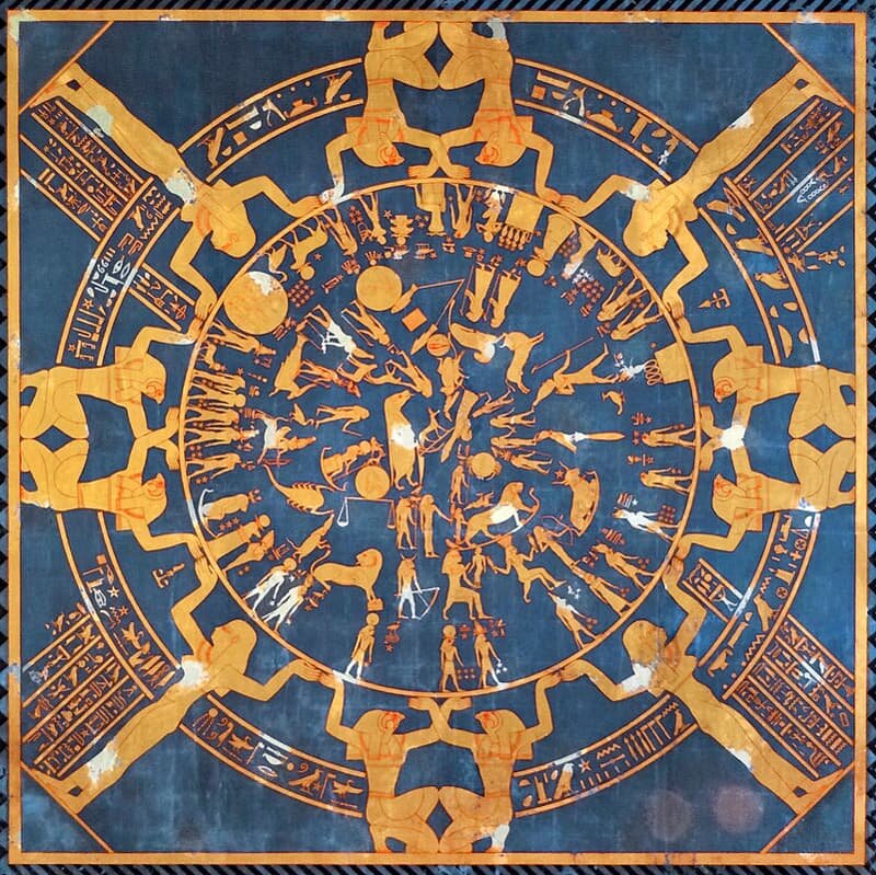 Дендерский зодиак - реконструкция (источник: Википедия)