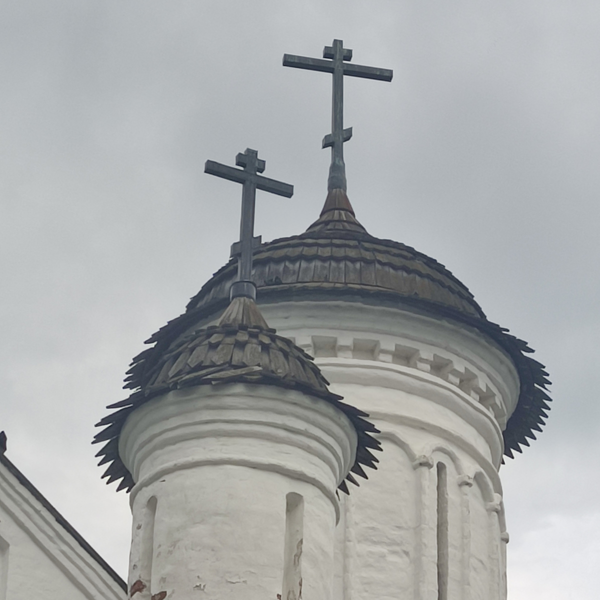 Купола церкви - деревянные