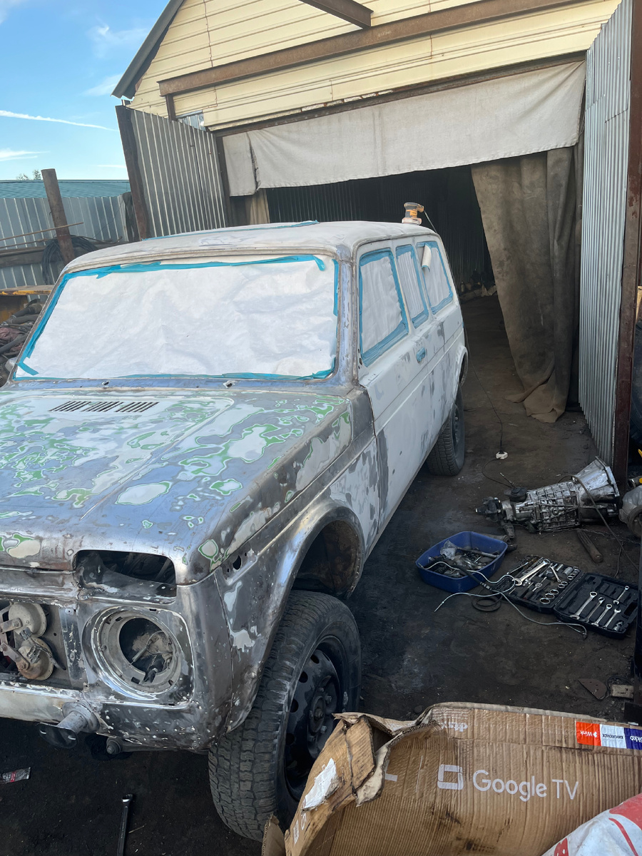 Подготовка к покраске, удаление ржавчины, чистка шлиф машинкой 