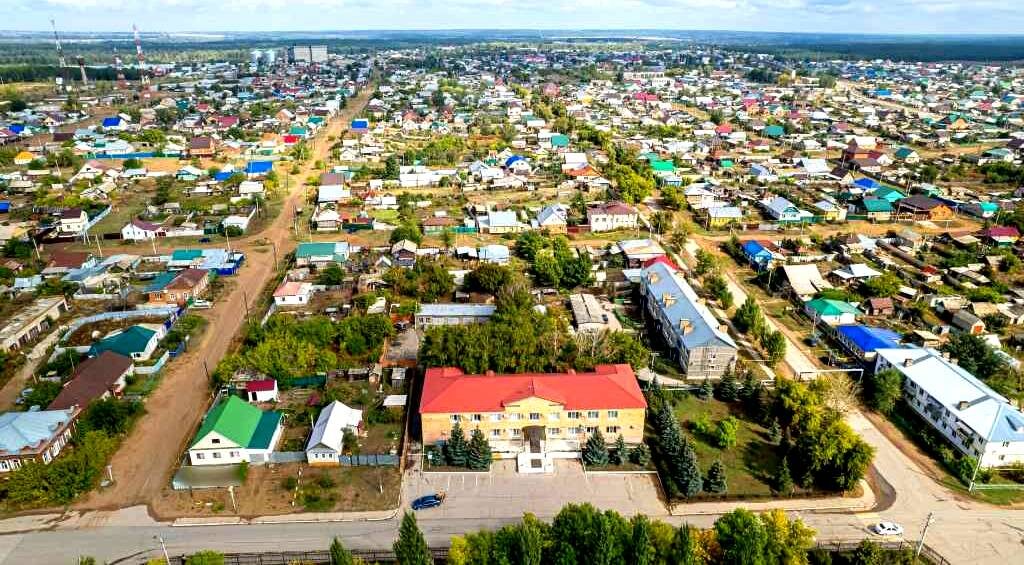 Панорама села Борское. Фото с яндекс-карт, автор - Олег Злобин