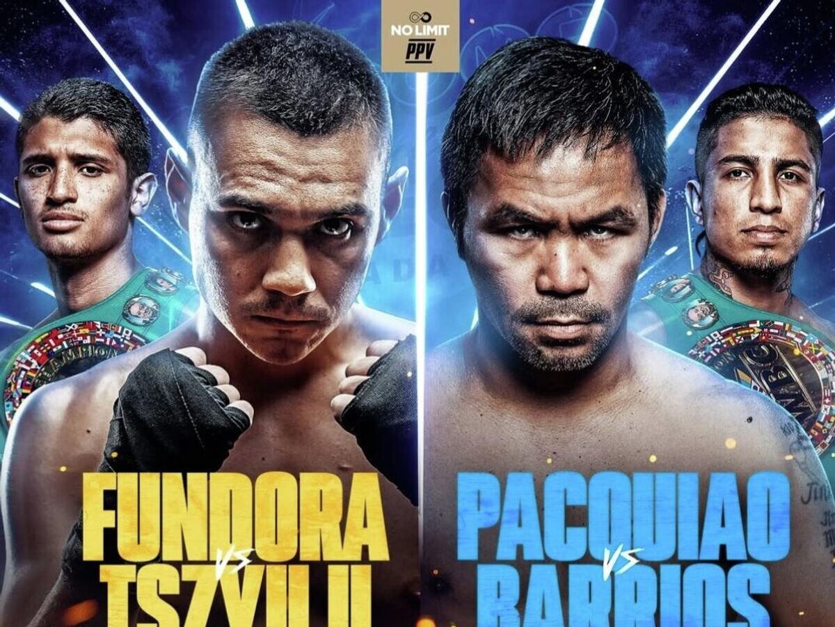    Афиша турнира с Тимофеем Цзю и Мэнни Пакьяо© No Limit
