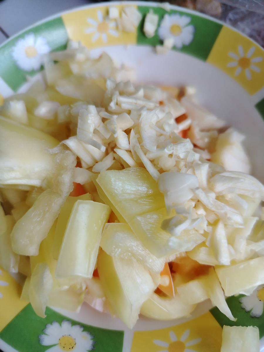 Перец и чеснок