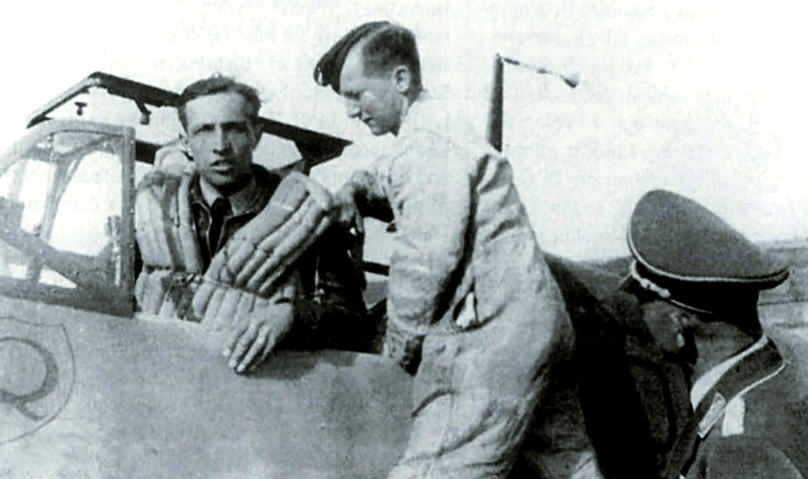 Ас и его Messerschmitt Bf 109E4 во Франции, 1940 г.