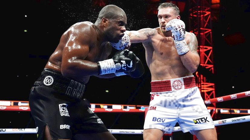 Александр Усик и Даниэль Дюбуа