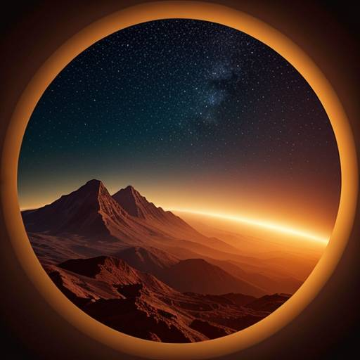 Инопланетный пейзаж. Продукт нейросети.