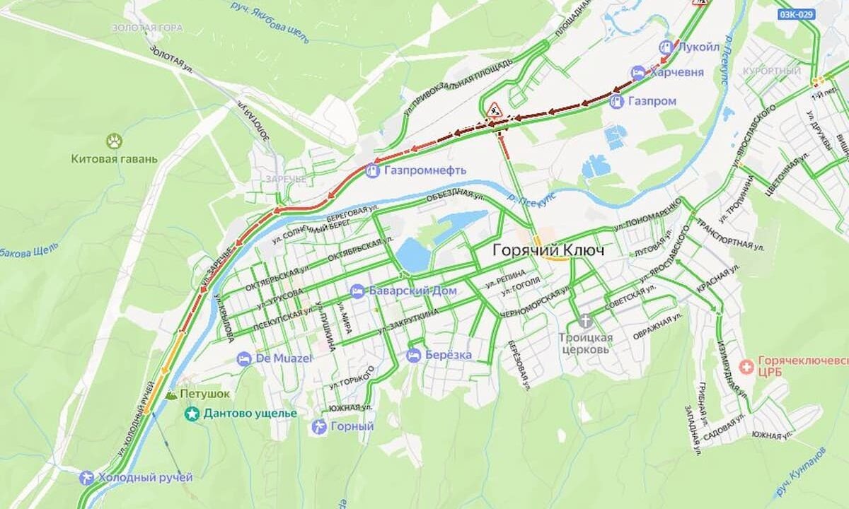    Скриншот сервиса «Яндекс Карты»