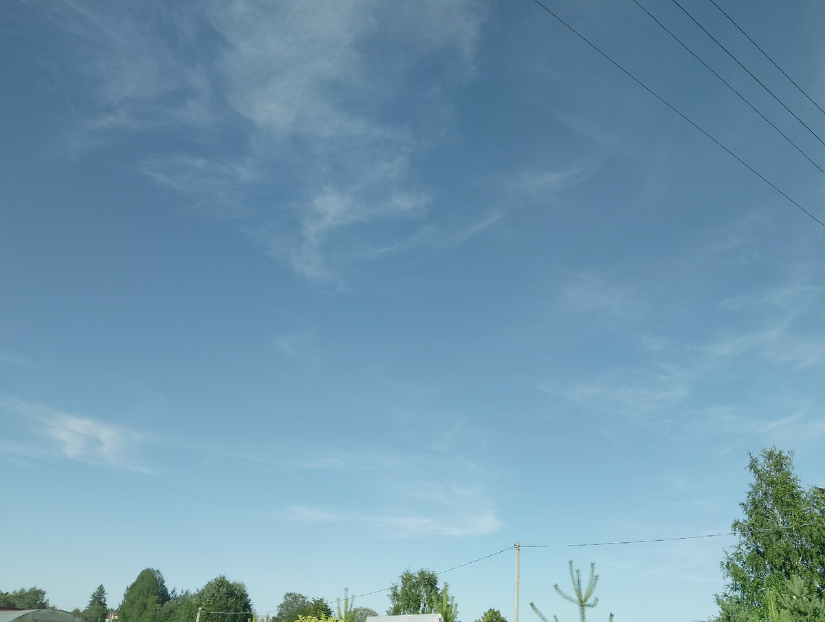 Летнее небо, фото автора