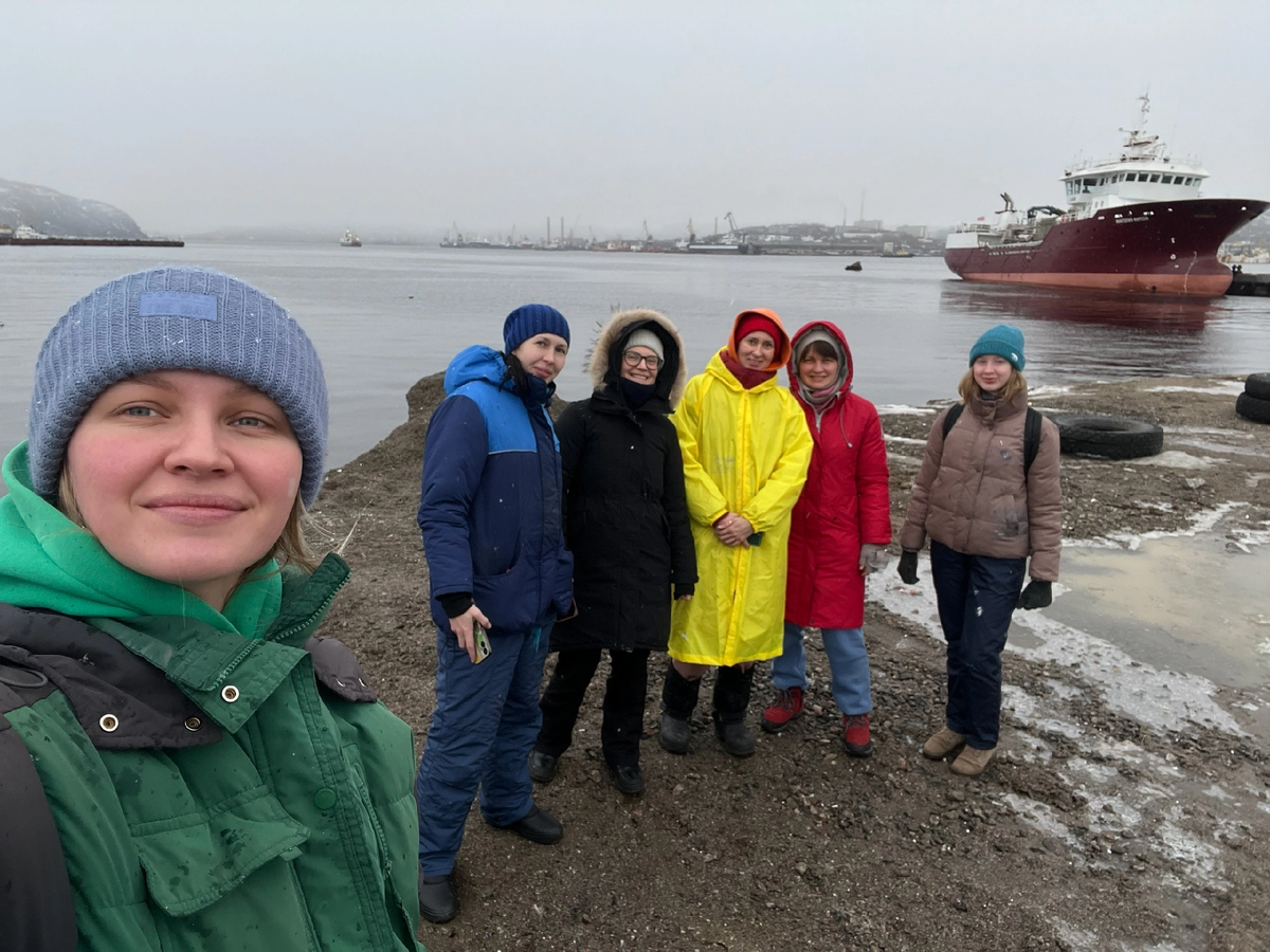 Пленэрная команда художников в Мурманске