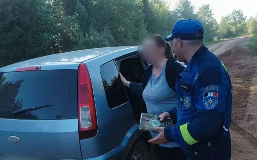    Детей и женщин вывели из леса в Удмуртии