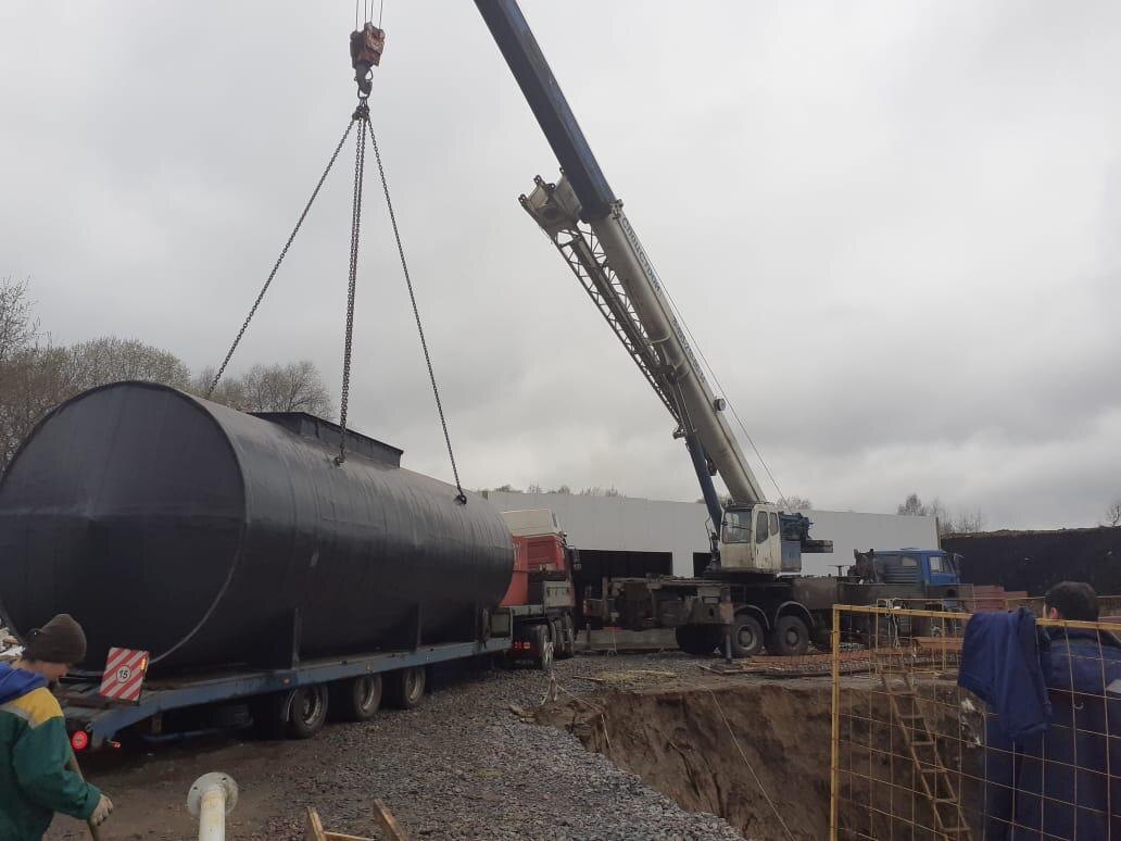 резервур РГСд -разгрузка на АЗС