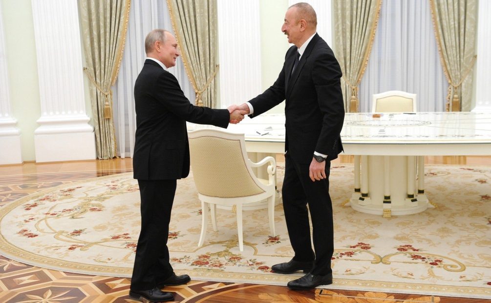  Владимир Путин и Ильхам Алиев
