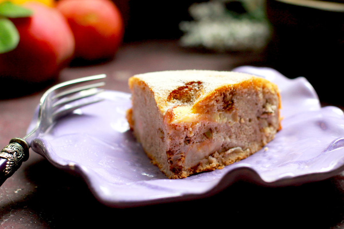 Безглютеновая шарлотка от Елены Некрасовой https://t.me/urbanistka_vl