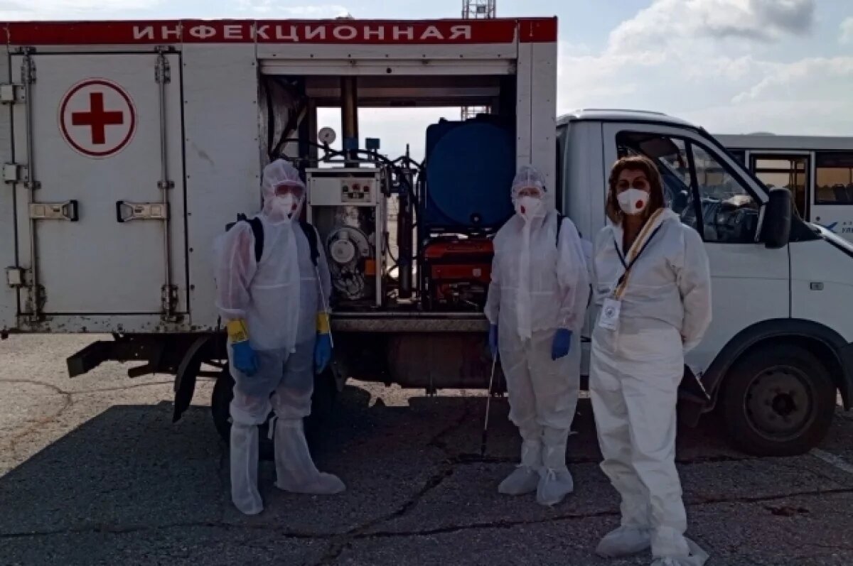    В аэропорту Ульяновска отработали встречу пассажира с подозрением на чуму