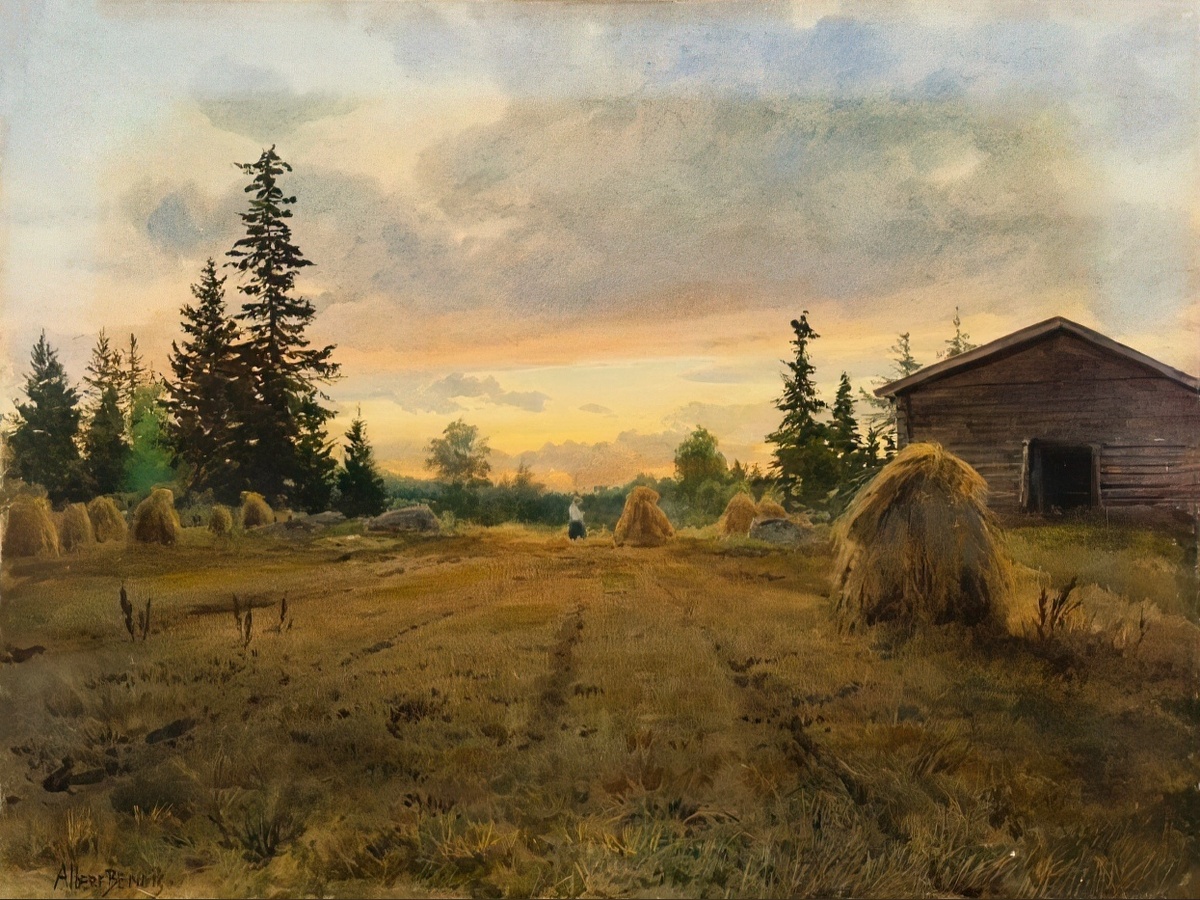 Бенуа Альберт Николаевич, Закат