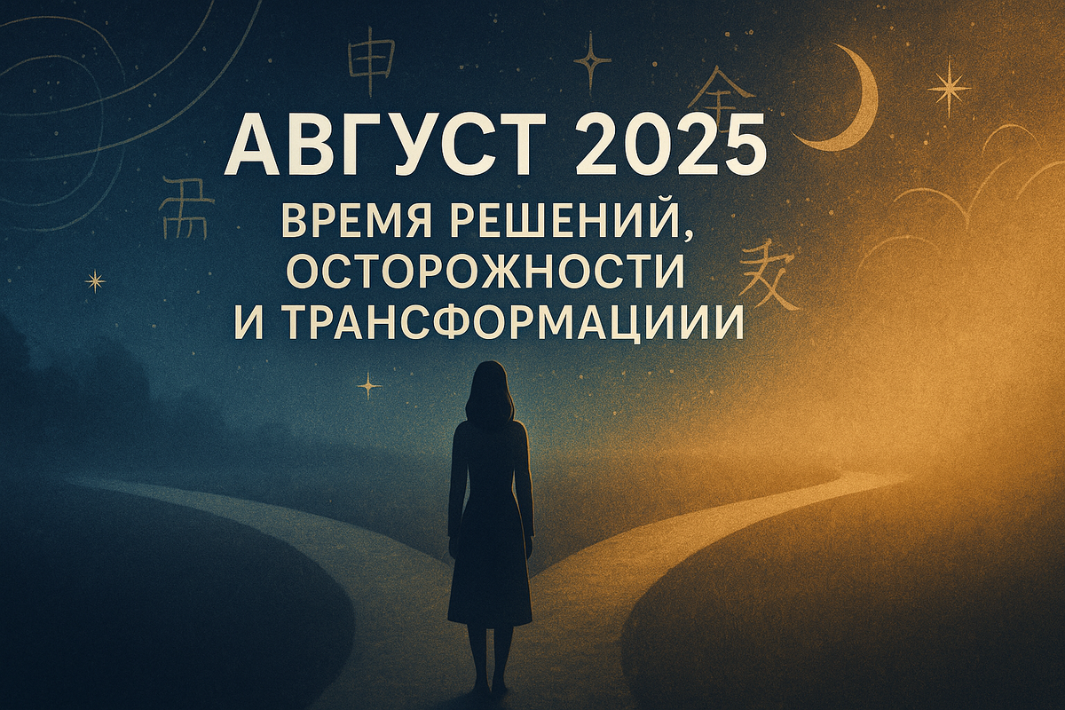 Август 2025: Время судьбоносных решений, предостережений и личной трансформации