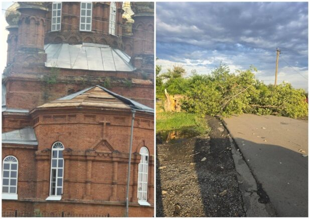    Обстановка в Усть-Донецком районе после урагана / t.me/gusnay_v_m