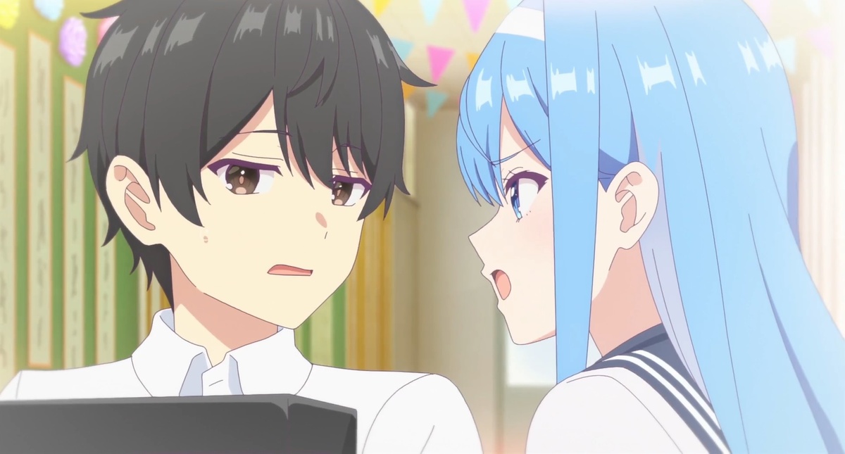 -Ты ведь Ю Нацумэ из Научного кружка?.. ...Девушка отругала парня... -Не оставляй прилавок без присмотра! Девчонки приходили посмотреть!.. ...Он сначала обрадовался, но знал, что всё равно ничего не купят. Но девушка радостно... -А вот и нет...