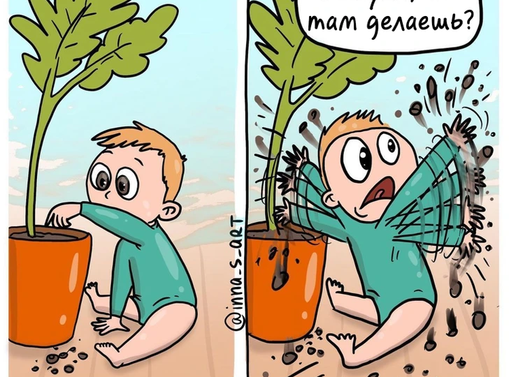 20 смешных комиксов о материнстве от художницы из Кишинёва