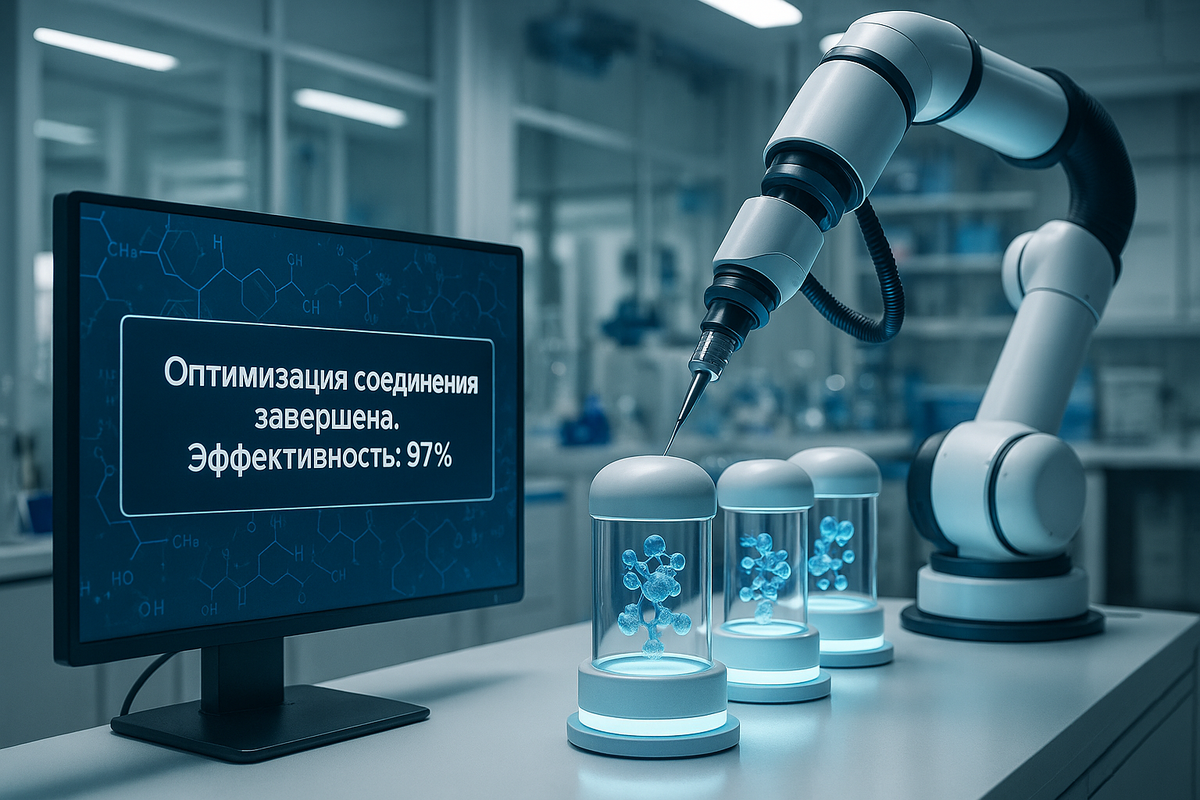 Лаборатория будущего: ИИ подбирает формулы для лечения рака.