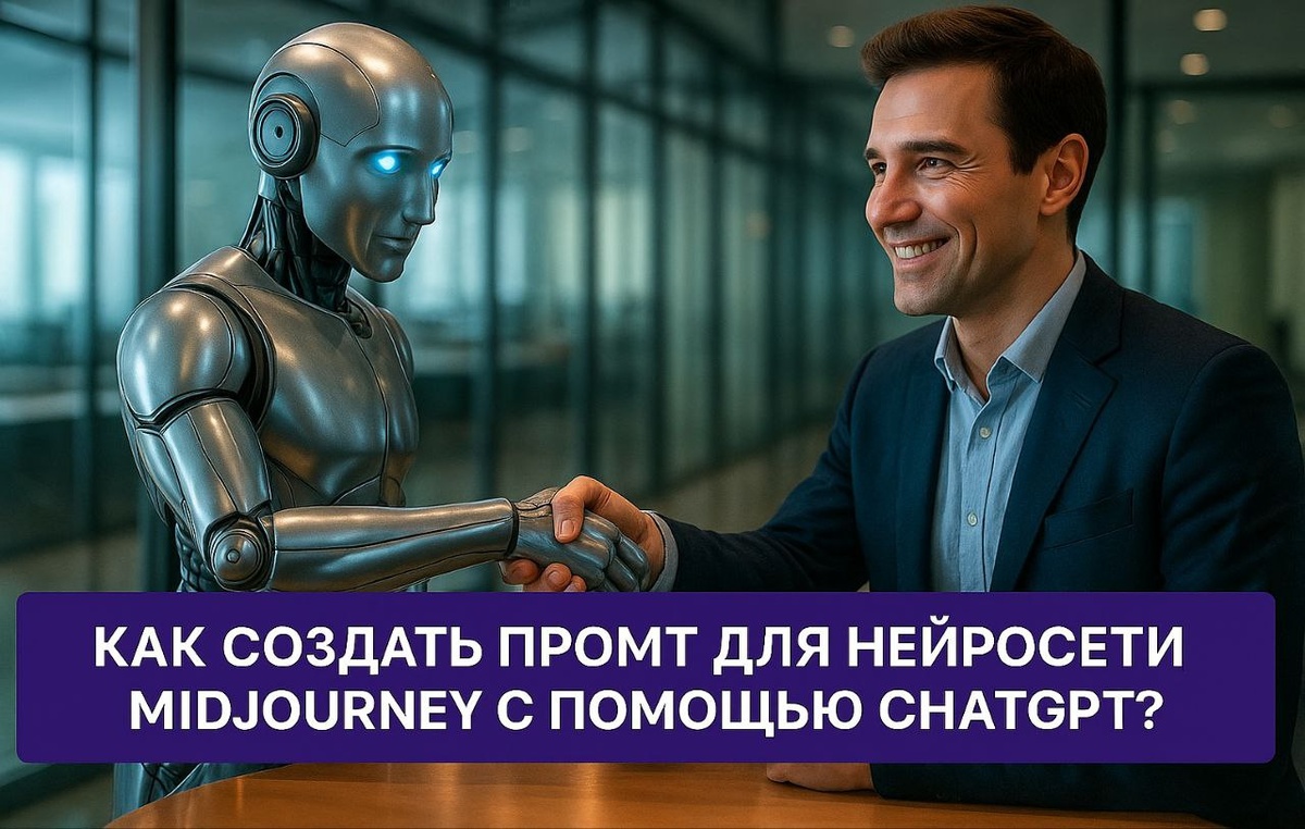 Как создать промт для нейросети Midjourney с помощью ChatGPT?