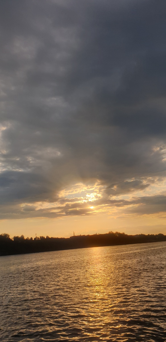 Закат в Ярославле 