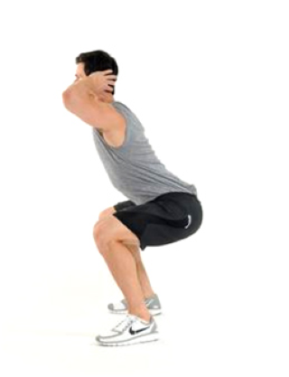 Фото: Приседания с собственным весом тела [roselandhealthandfitness]