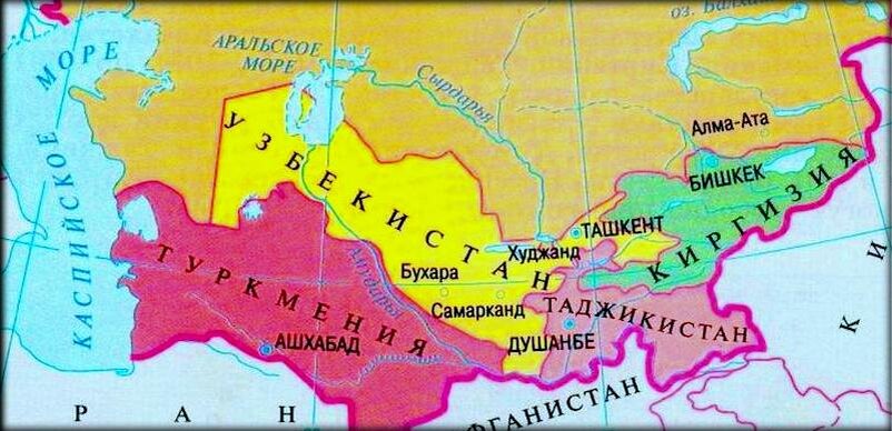 Из открытых источников. среднеазиатские страны.