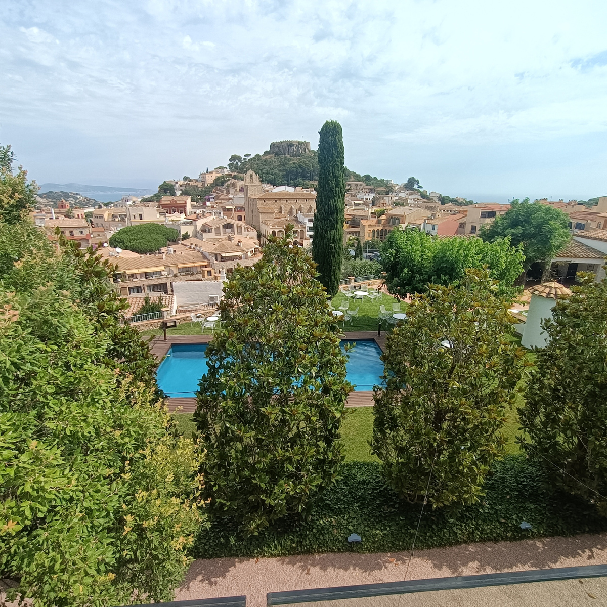 Бегур.Коста Брава. Испания. Вид на крепость. Фото автора 