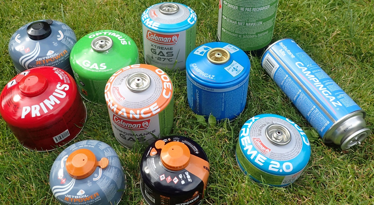 Самые распространённые типоразмеры портативных газовых баллонов