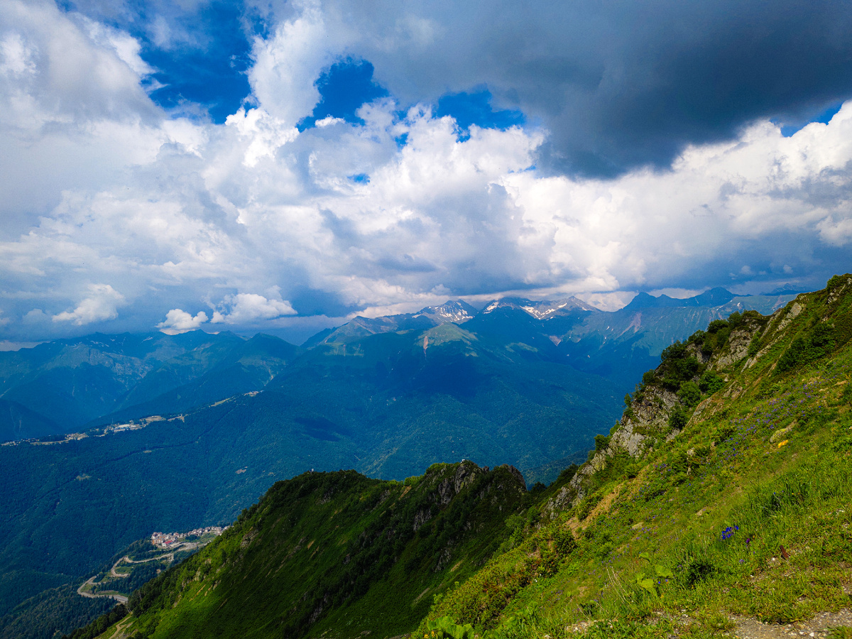 Горы, Красная Поляна, Альпика Сервис. Фото автора