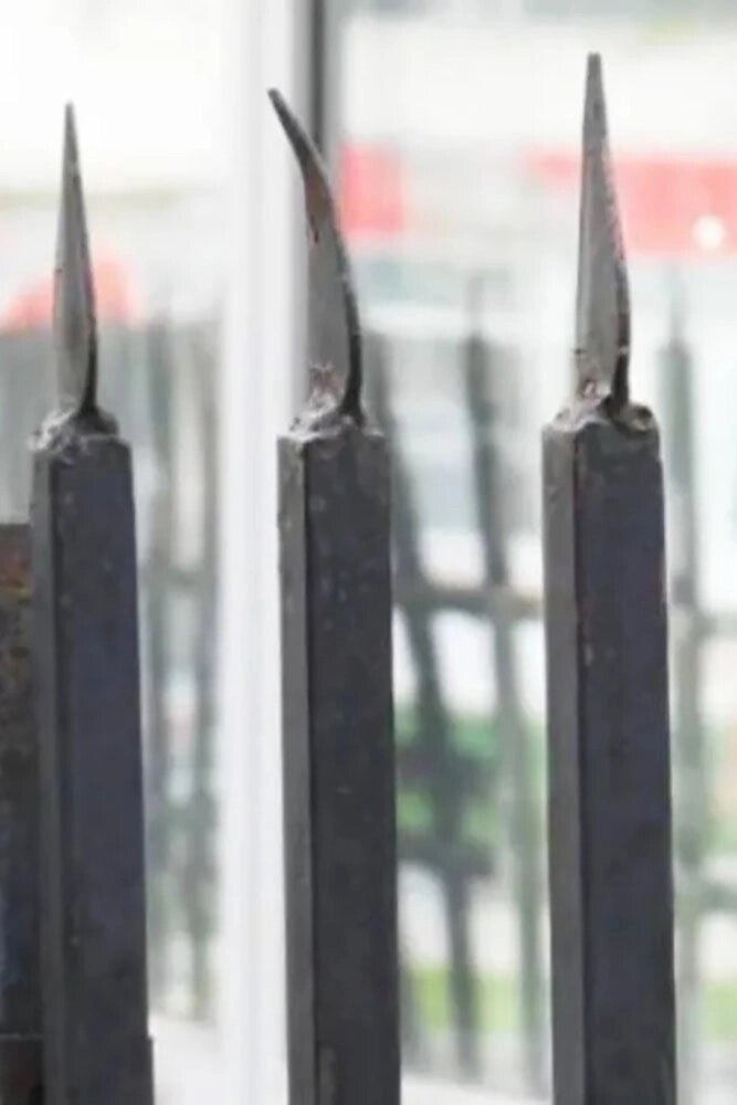 Надежду Вожакову проткнуло такими штырями. Фото: соцсети