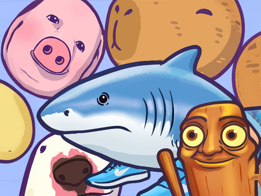 Игра "Брейнрот Слияние" (Merge Rot)