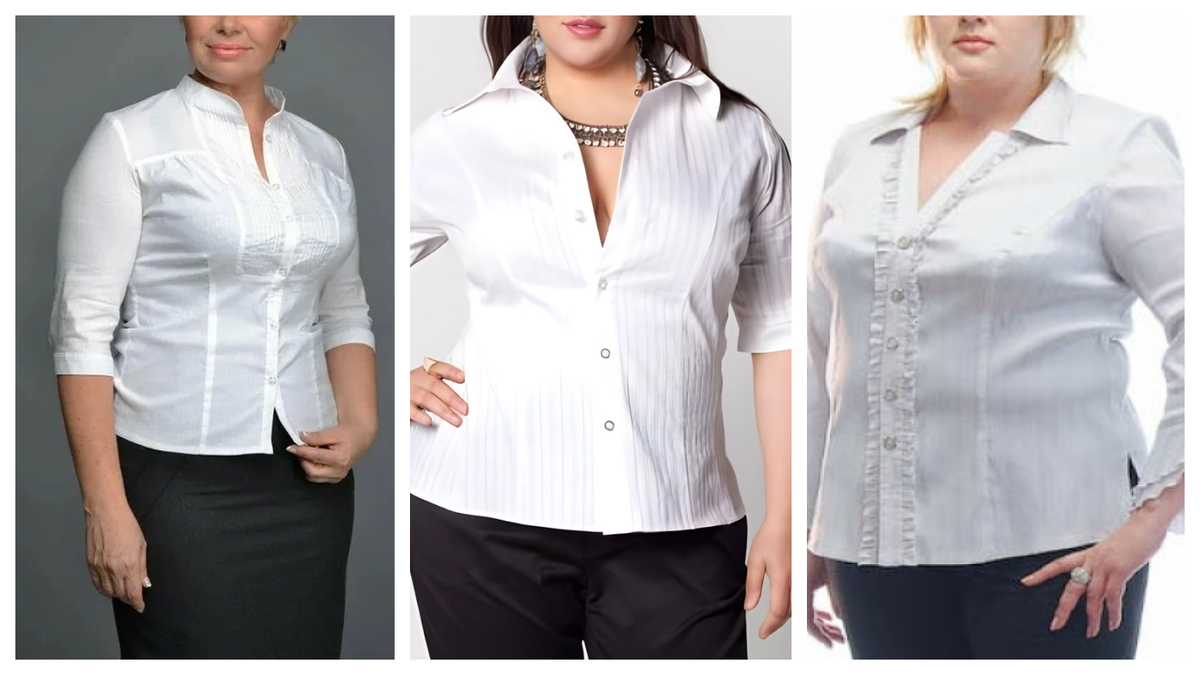 Скорее всего, эти женщины выбрали блузки размер в размер