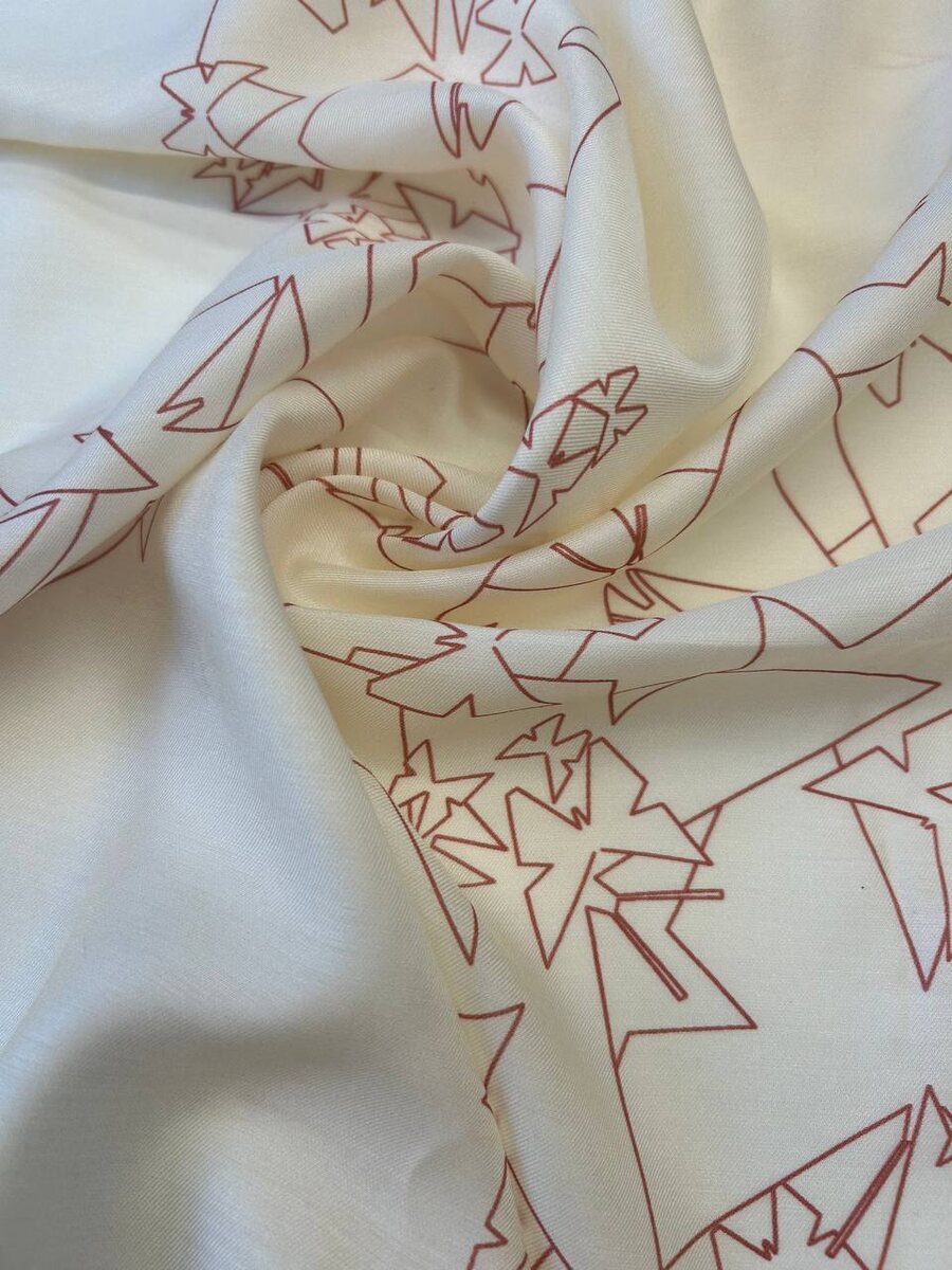 Шелк/модал
Ширина: 136 см 
Цена: 1890₽/м
Отрез: 6 метров 
