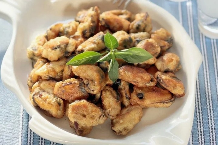 жареные мидии