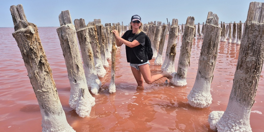Сасык-Сиваш – крупнейшее солёное озеро в Крыму.