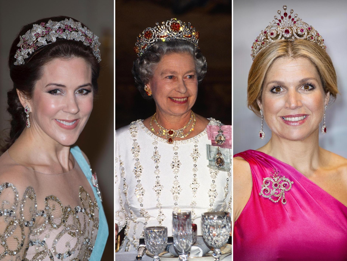 Самые потрясающие украшения королевских особ с рубинами