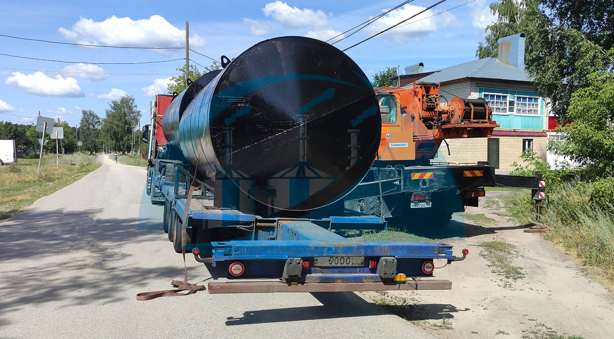 доставкуа подземного резервуара РГС от завода ЗСО-КВАЗАР