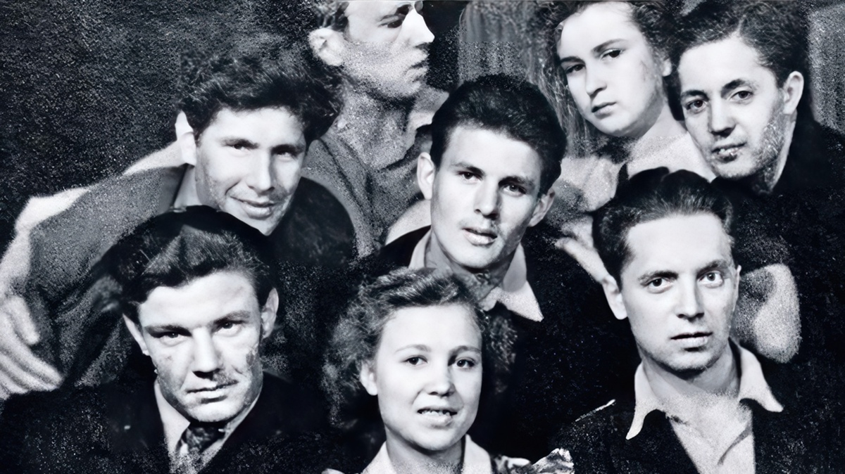 С однокурсниками, 1955 год