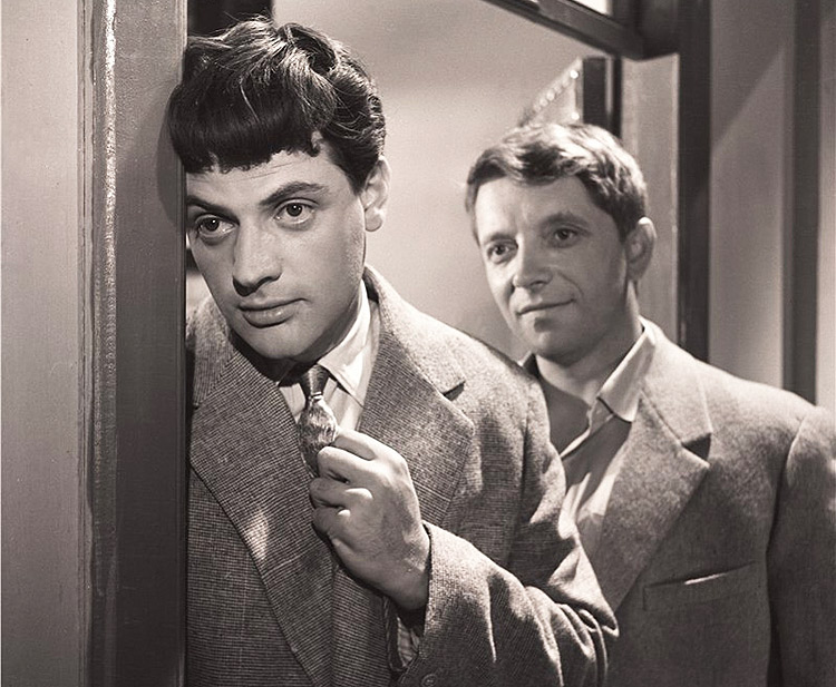 С А. Ширвиндтом в фильме "Приходите завтра...", 1963 год