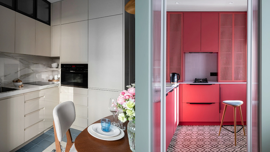 Слева проект Екатерины Чуньковой. Справа проект Полины Чернышовой