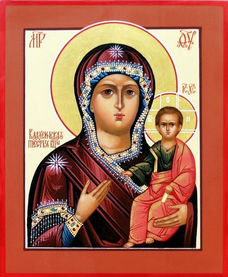 Влахернская икона Божьей Матери, из открытых источников в Сети